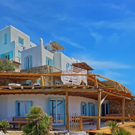 Villa Super Deluxe Mykonos Celestial Vista 11 Bedrooms 2 Private Infinity Pools Helipad Kastro Fanari (Mykonos)
