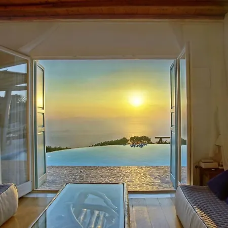 Super Deluxe Mykonos Villa Villa Celestial Vista 11 Bedrooms 2 Private Infinity Pools Helipad Kastro *