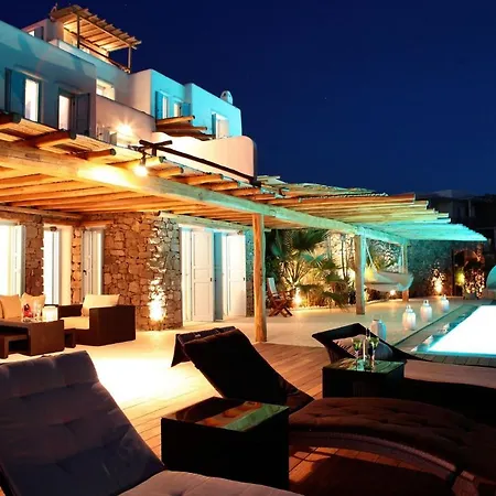 Super Deluxe Mykonos Villa Villa Celestial Vista 11 Bedrooms 2 Private Infinity Pools Helipad Kastro Fanari (Mykonos)